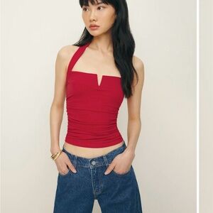 Reformation Arwen Knit Top xs